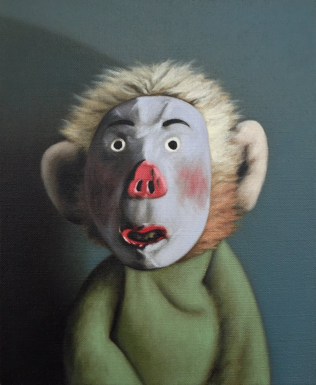 Apina siannaamiossa, 2005 tekijältä Peter Jones