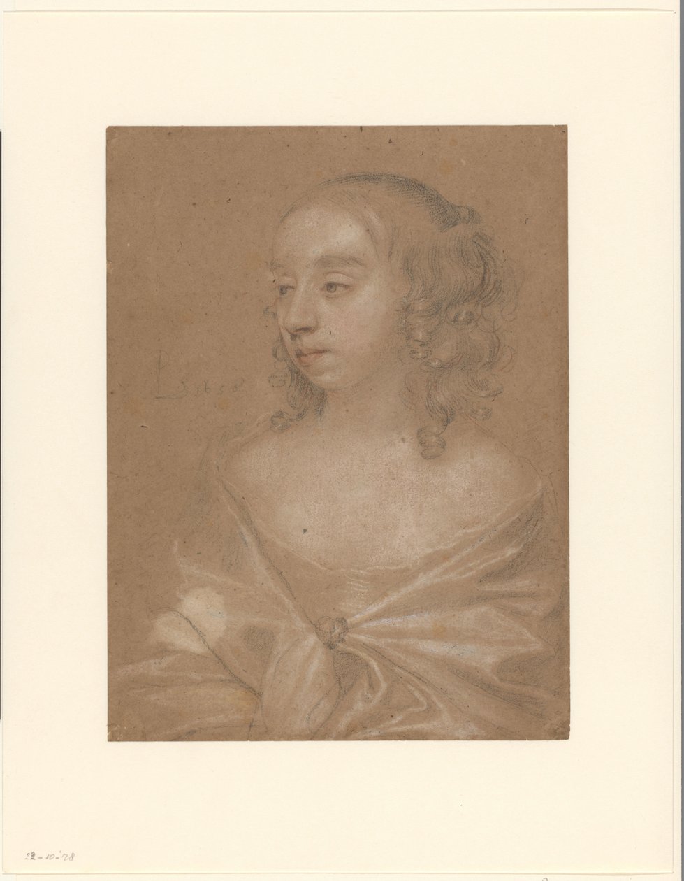 Tuntemattoman naisen muotokuva tekijältä Peter Lely (Sir)