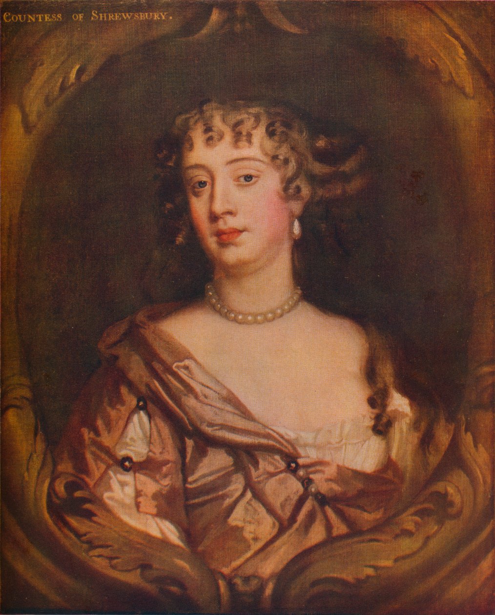 Anna Maria Talbot Shrewsburyn kreivitär, 1670 tekijältä Peter Lely