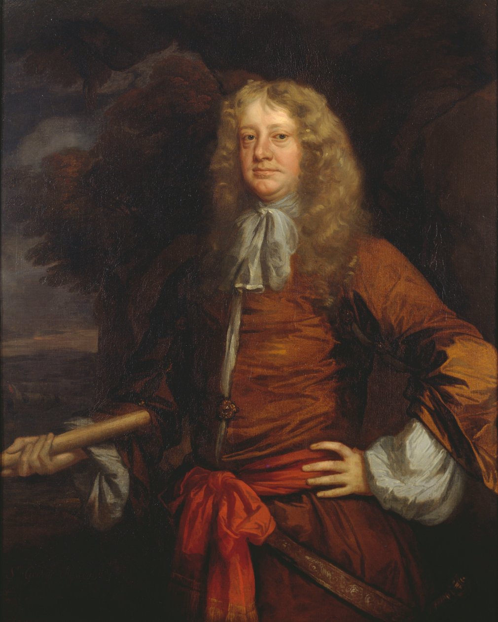 Lowestoftin lippumiehet: Sir George Ayscue (toiminut 1646-1671). tekijältä Peter Lely