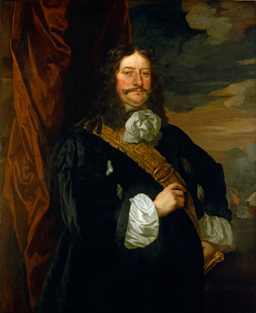 Lowestoftin lippumiehet: vara-amiraali Sir Thomas Teddeman (1620-1668) tekijältä Peter Lely