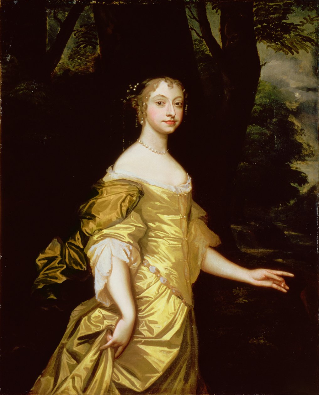 Richmondin herttuattaren Francesin muotokuva tekijältä Peter Lely