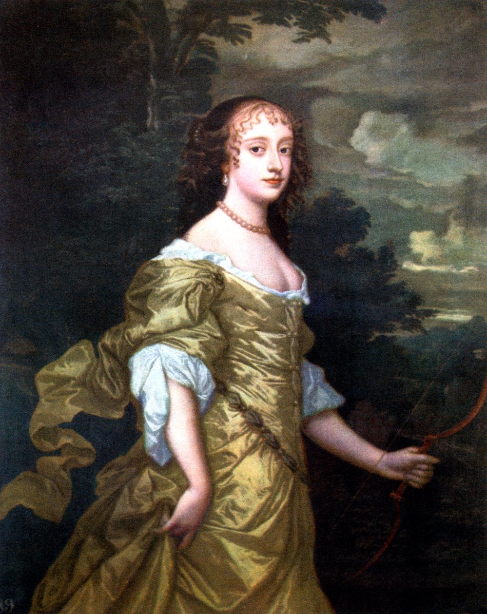 Richmondin herttuattaren Francesin muotokuva, 1662-1665. tekijältä Peter Lely