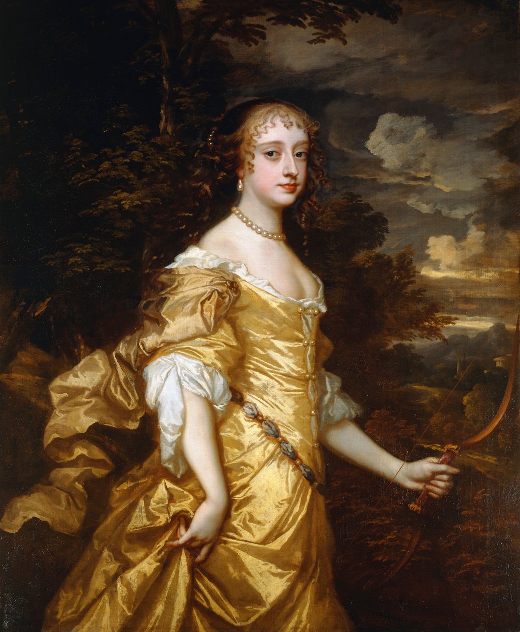Richmondin ja Lennoxin herttuattaren Frances Theresa Stuartin muotokuva (1648-1702) tekijältä Peter Lely