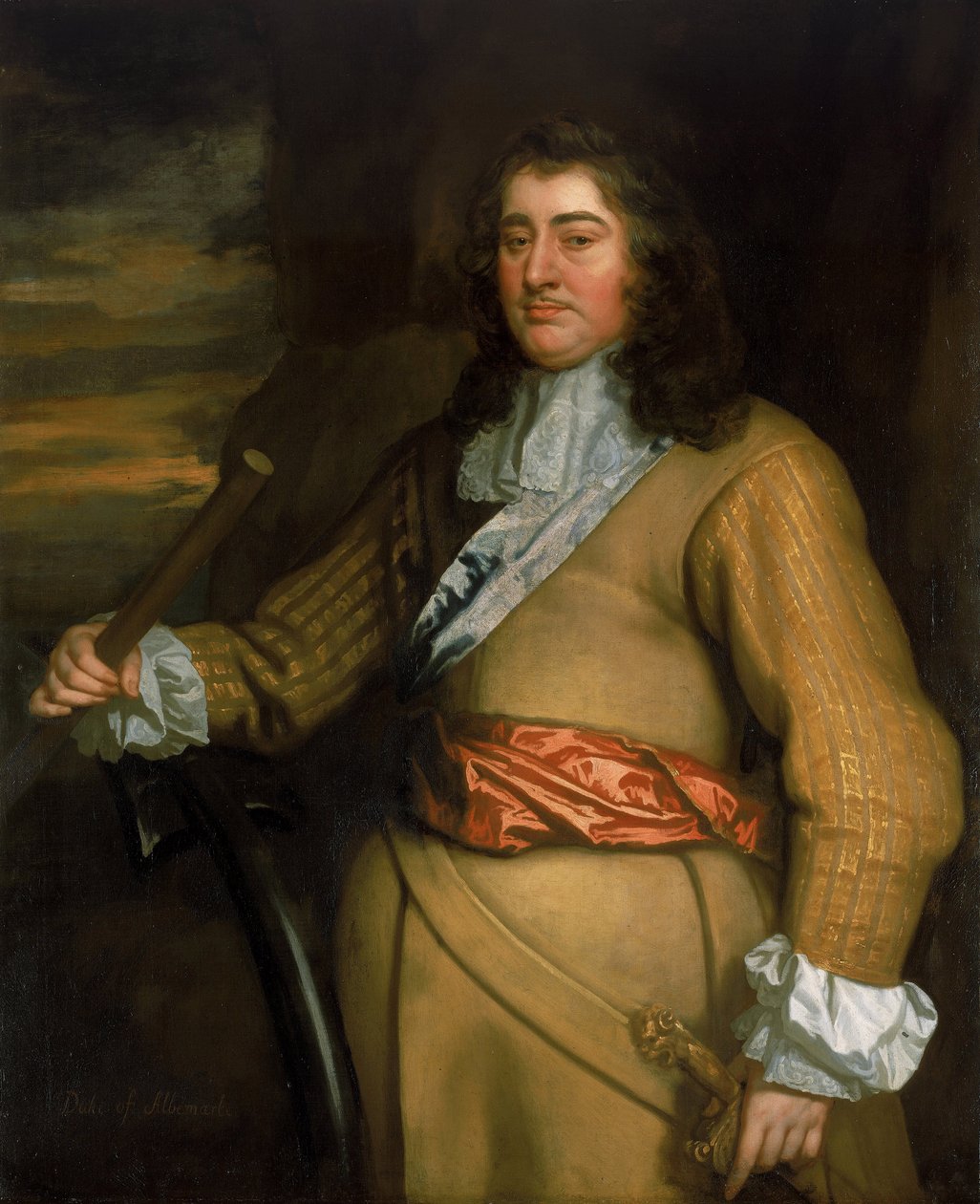 Albemarlen ensimmäisen herttuan George Monckin (1608-1670) muotokuva. Öljy kankaalle tekijältä Peter Lely