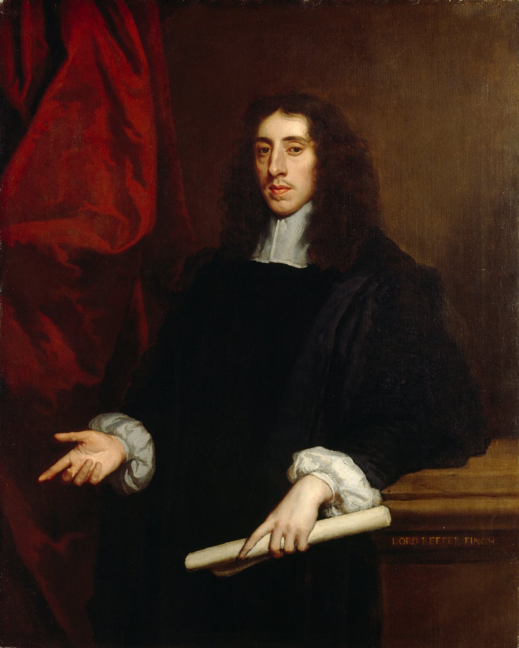 "Heneage Finchin muotokuva, Nottinghamin ensimmäinen jaarli, Lord Keeper", 1600-luku tekijältä Peter Lely
