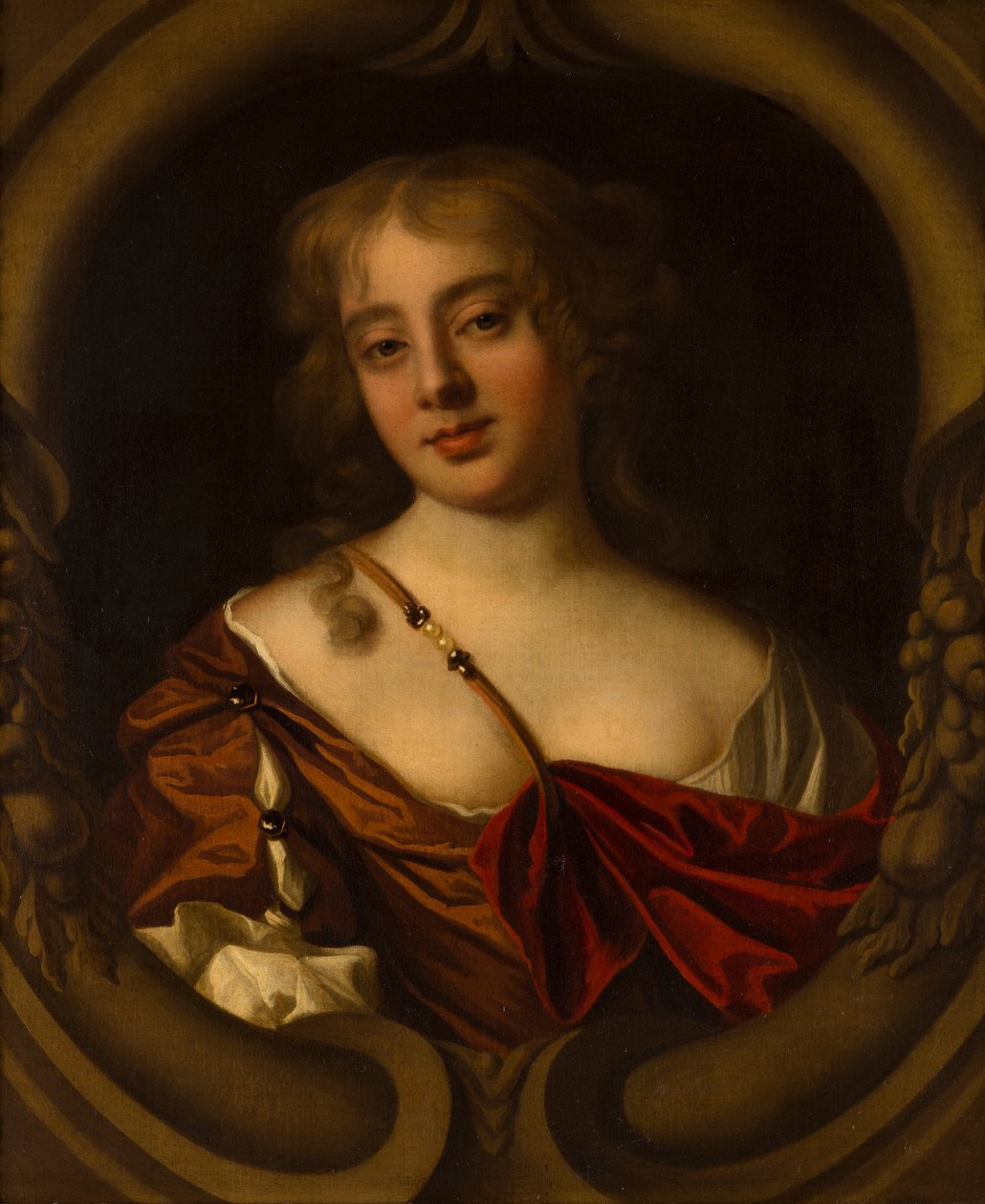 Mrs. Bridgeman of Devonshiren muotokuva, n. 1638-1680 (öljy kankaalle) tekijältä Peter Lely