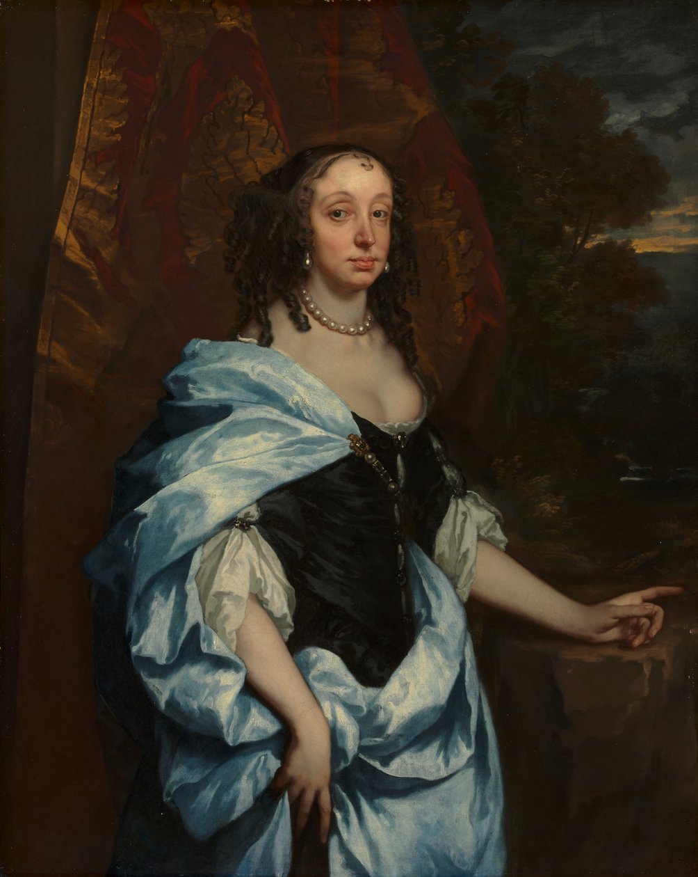 Rouva Leneven muotokuva, n. 1657. tekijältä Peter Lely