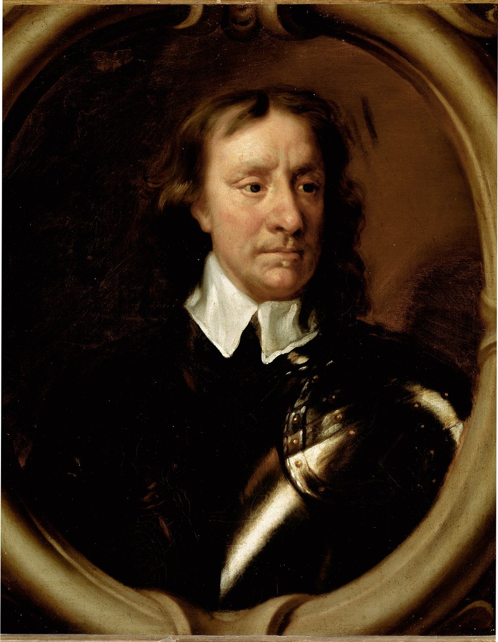 Oliver Cromwellin (1599-1658), Englannin armeijan ja valtiomiehen muotokuva - Sir Peter Lelyn (1618-1680) maalaus, Annees 1650 - Firenze, Palazzo Pitti tekijältä Peter Lely