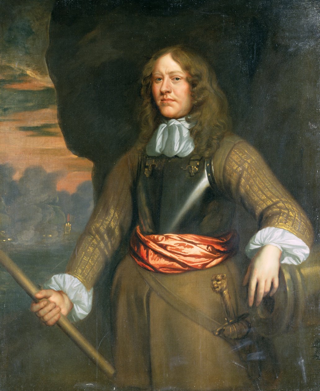 Sir John Lawsonin muotokuva, n. 1665 (öljy kankaalle) tekijältä Peter Lely