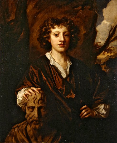 Nuoren miehen muotokuva (öljy kankaalle) tekijältä Peter Lely