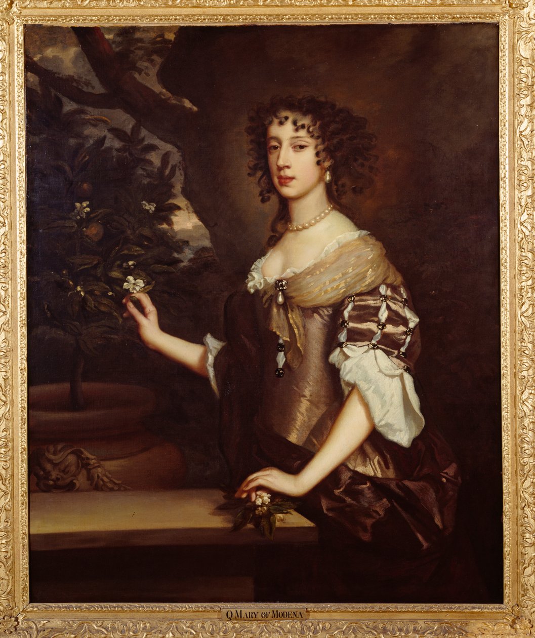 Rainha Maria de Modena, c.1673-80 (óleo sobre tela) finlandês tekijältä Peter Lely