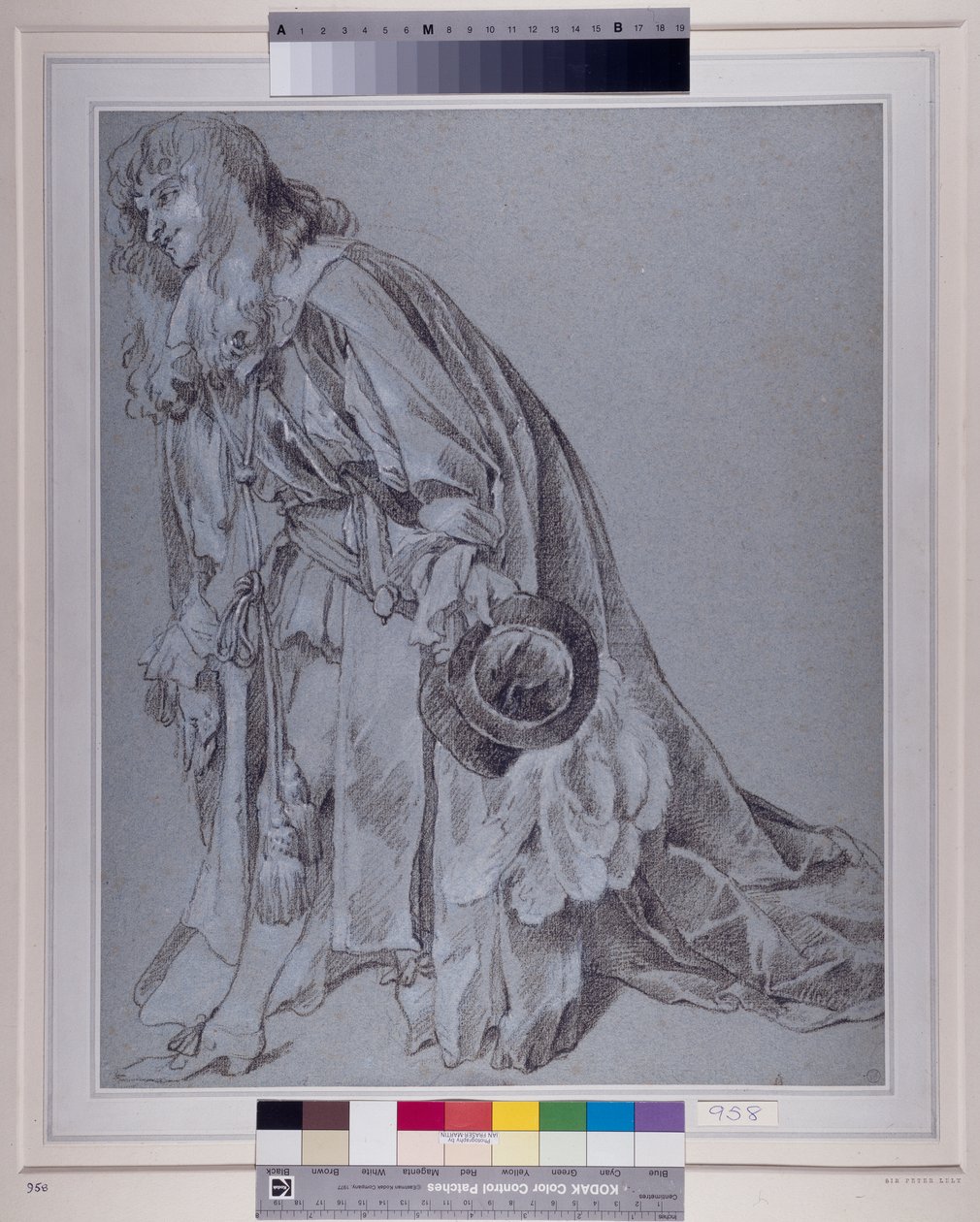 Kunnioittava hahmo (liitu paperille) tekijältä Peter Lely