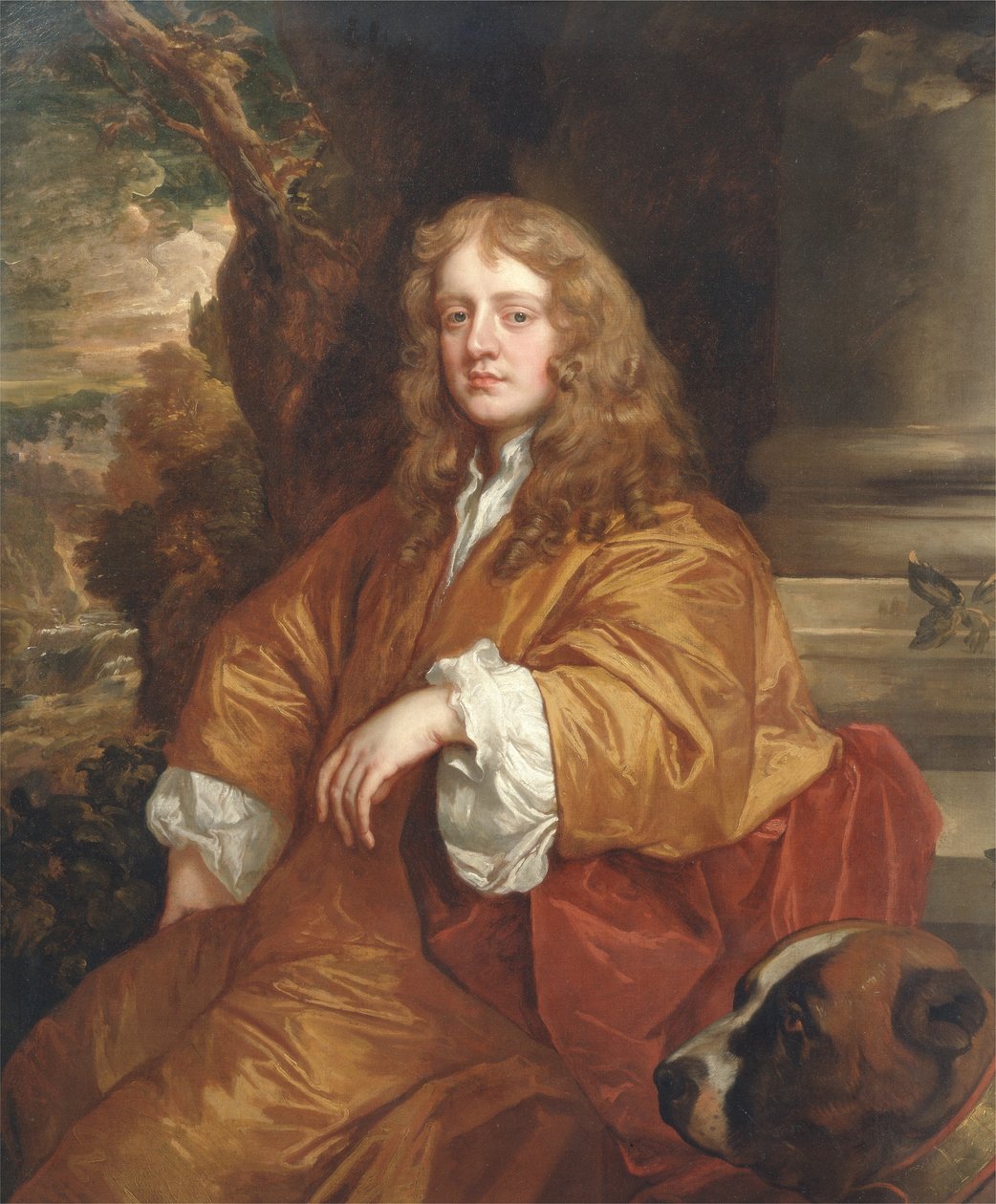 Sir Ralph Bankes, n. 1660-65 (öljy kankaalle) tekijältä Peter Lely