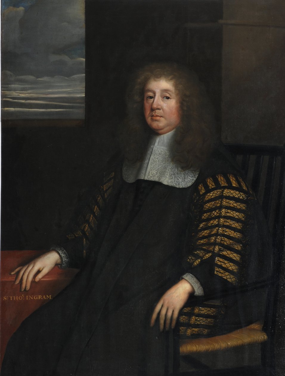 Sir Thomas Ingram, Lancasterin herttuakunnan liittokansleri (öljy kankaalle) tekijältä Peter Lely