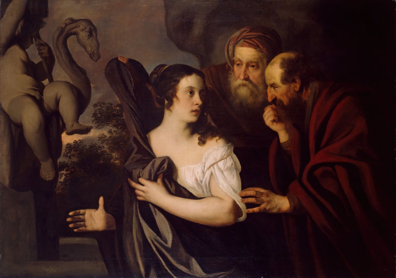 Susanna ja vanhimmat, 1600-luku. tekijältä Peter Lely