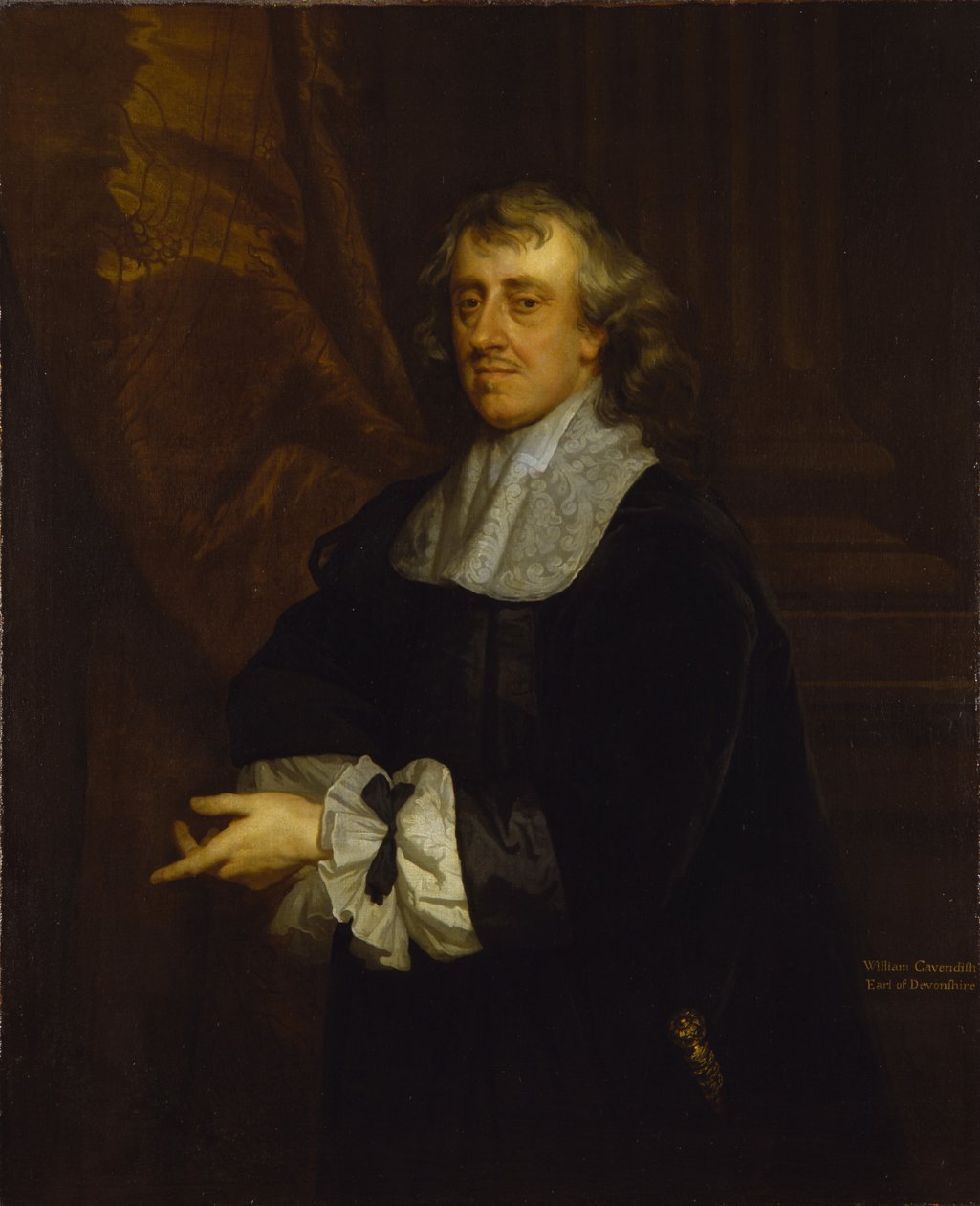 William Cavendish, 3rd Earl of Devonshire (öljy kankaalle) tekijältä Peter Lely