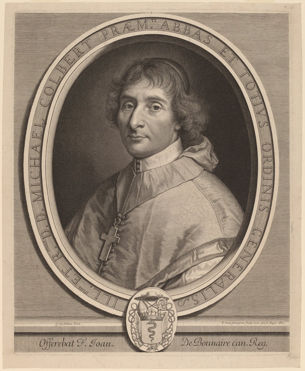 Michel Colbert tekijältä Peter Ludwig van Schuppen after Claude Lefebvre