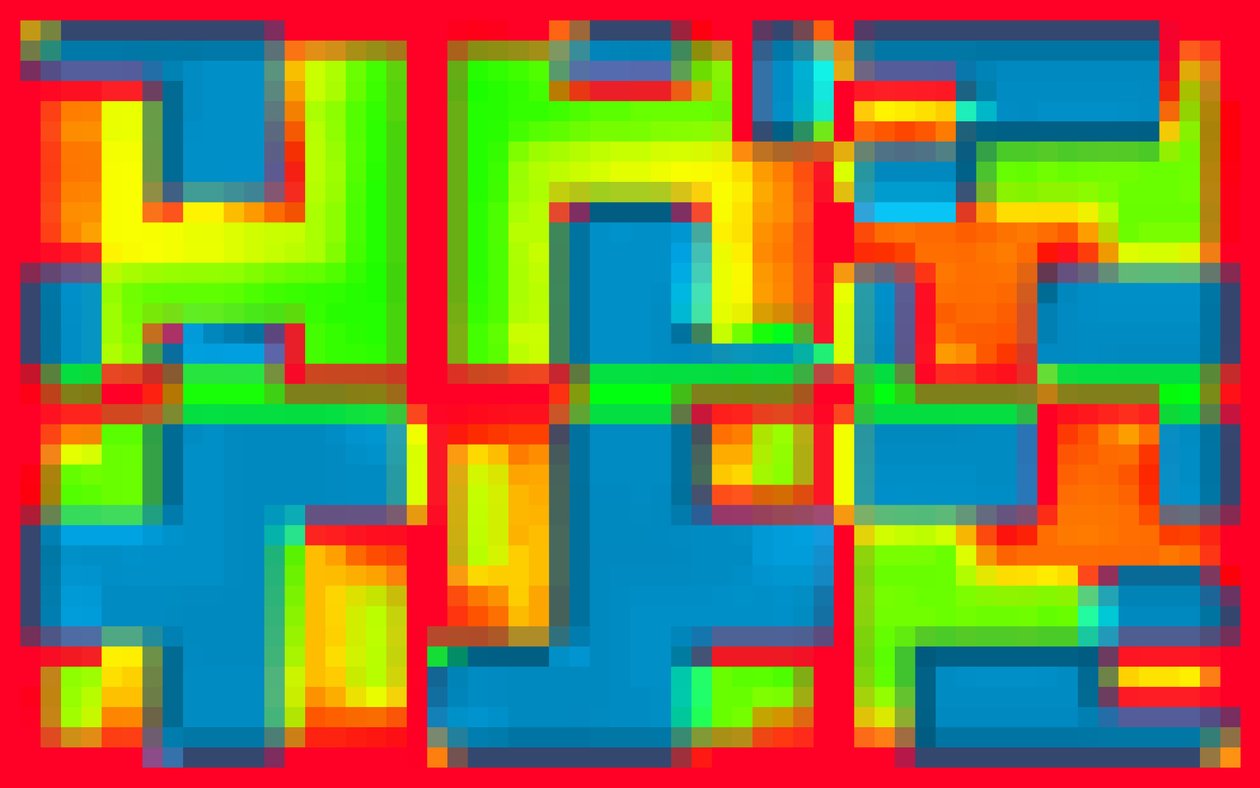PUNAINEN RAJA, 2014, (digitaalinen kuva) tekijältä Peter McClure