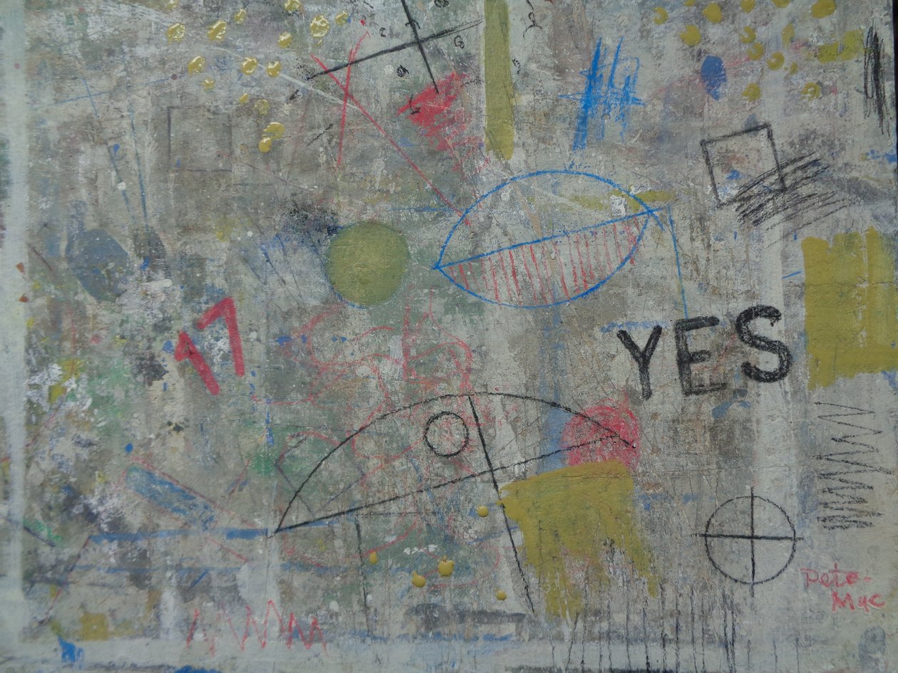 KYLLÄ, 2020 (sekatekniikka) tekijältä Peter McClure