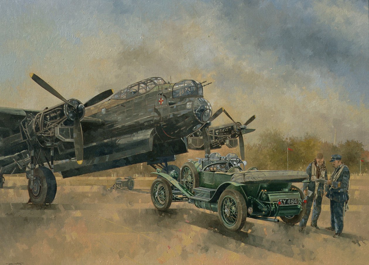 Lancaster ja Bentley, 2000 (öljy kankaalle) tekijältä Peter Miller