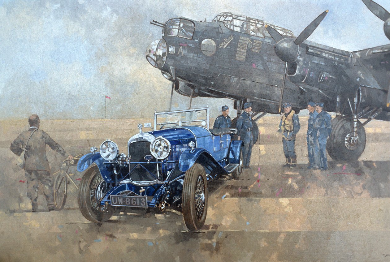 Able Mable ja Blue Lagonda (öljy kankaalle) tekijältä Peter Miller