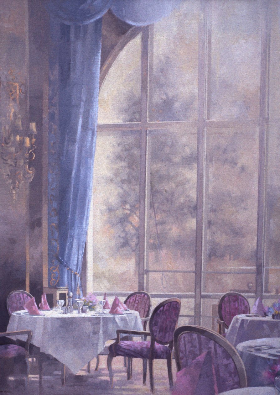 Corner of the Ritz (öljy kankaalle) tekijältä Peter Miller