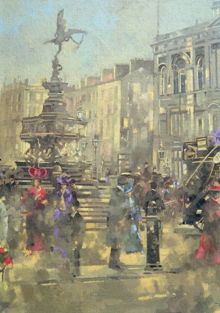 Piccadilly Circus n. 1890 tekijältä Peter Miller