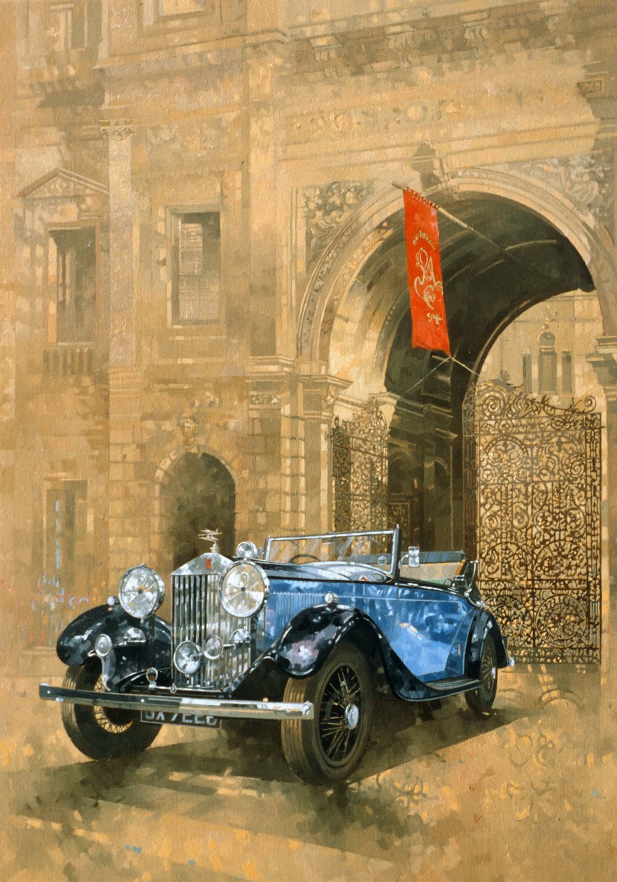 Rolls Royce Royal Academyssa (öljy kankaalle) tekijältä Peter Miller