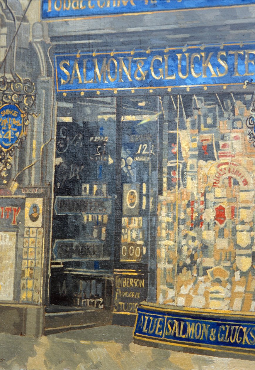 Lohi ja Gluckstein, Oxford Street (öljy kankaalle) tekijältä Peter Miller