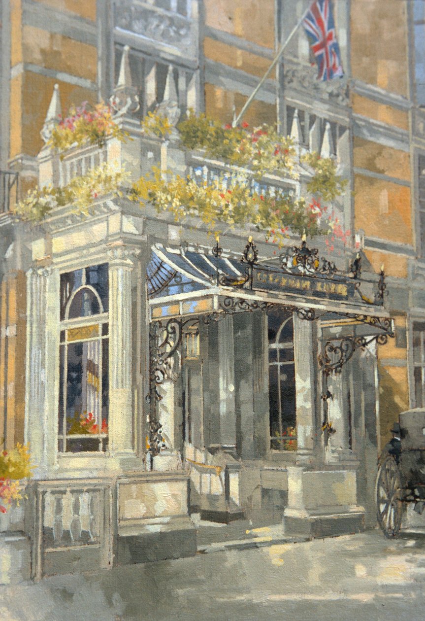 The Connaught Hotel, Lontoo (öljy kankaalle) tekijältä Peter Miller