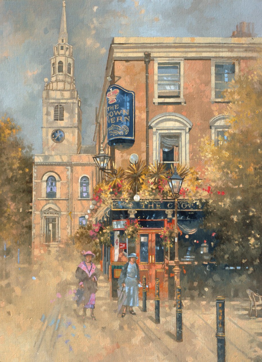 The Crown Tavern - Clerkenwell (öljy kankaalle) tekijältä Peter Miller