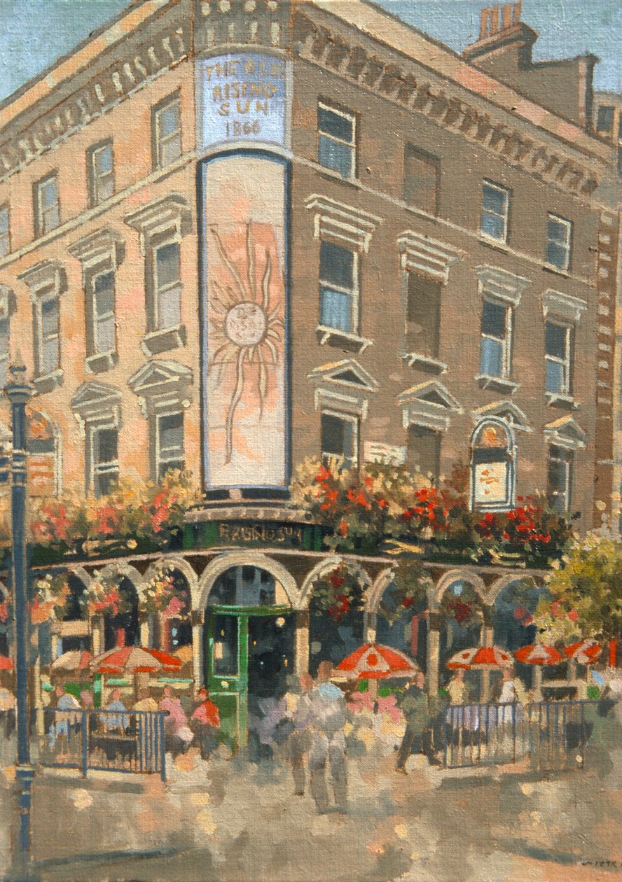 The Rising Sun, Marylebone (öljy kankaalle) tekijältä Peter Miller