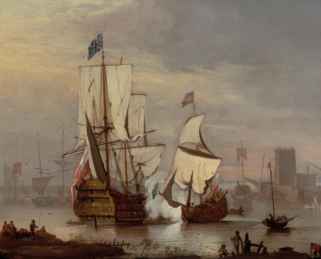 Kriegsschiff Royal Suvereign / Monamia tekijältä Peter Monamy