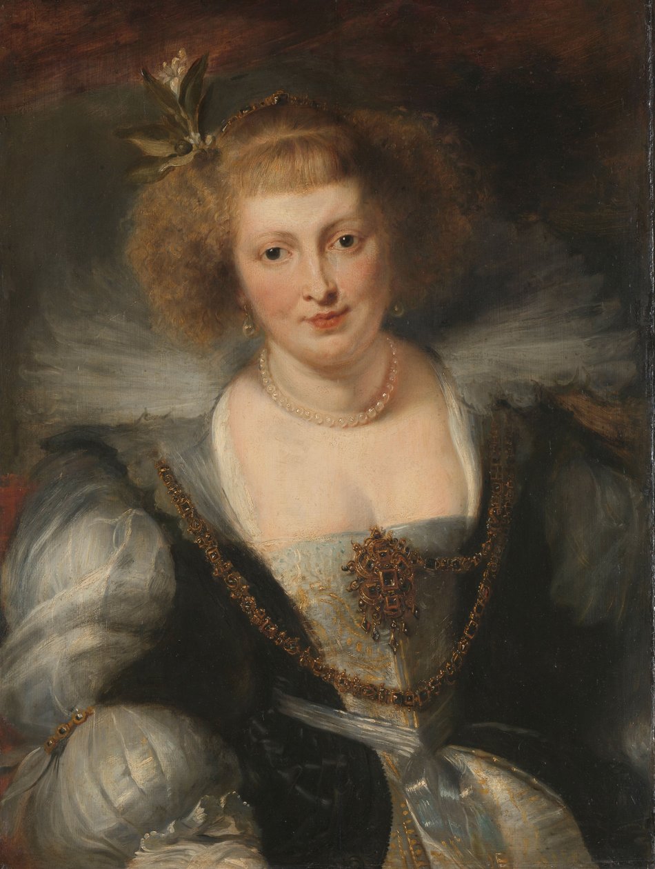 Taiteilijan toisen vaimon Helena Fourmentin (1614-1673) muotokuva, n. 1650 (öljy paneelille) tekijältä Peter Paul (after) Rubens