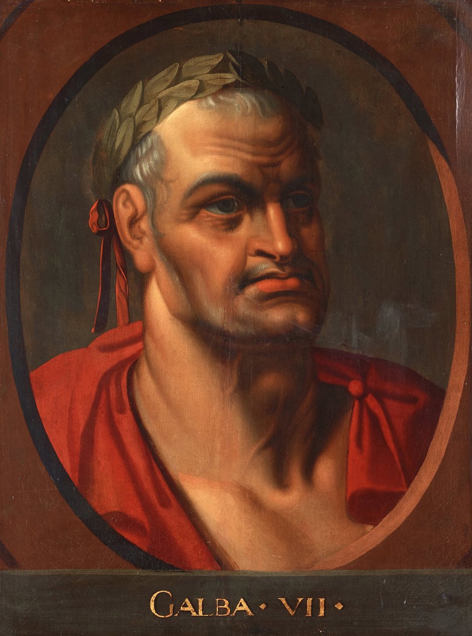 Keisari Galba (3 avant JC-69), kirjoittanut Rubens, Peter Paul tekijältä Peter Paul (school of) Rubens