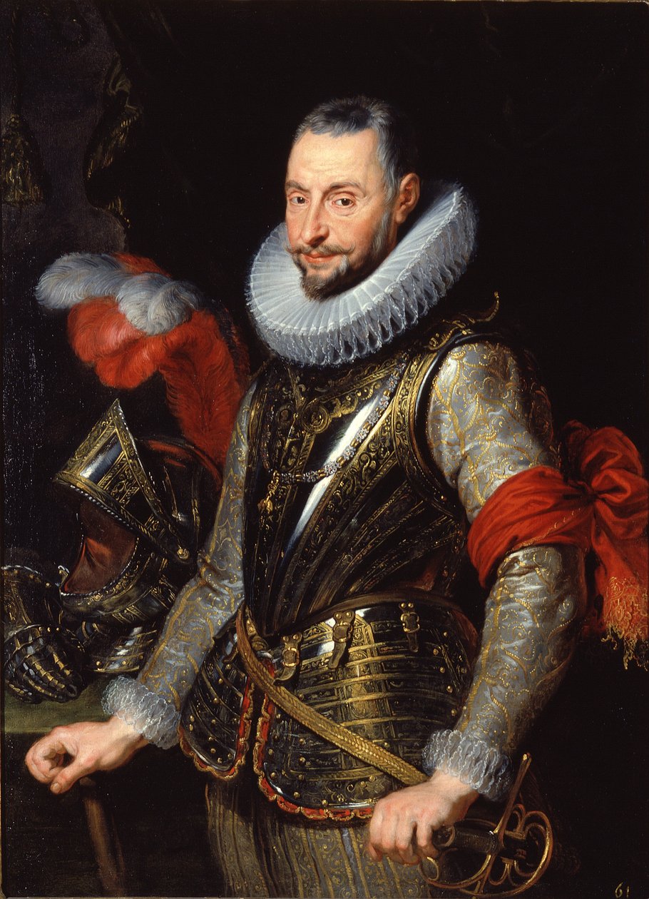 Markiisi Ambrogio Spinola, noin 1630 (öljy kankaalle). tekijältä Peter Paul (studio of) Rubens