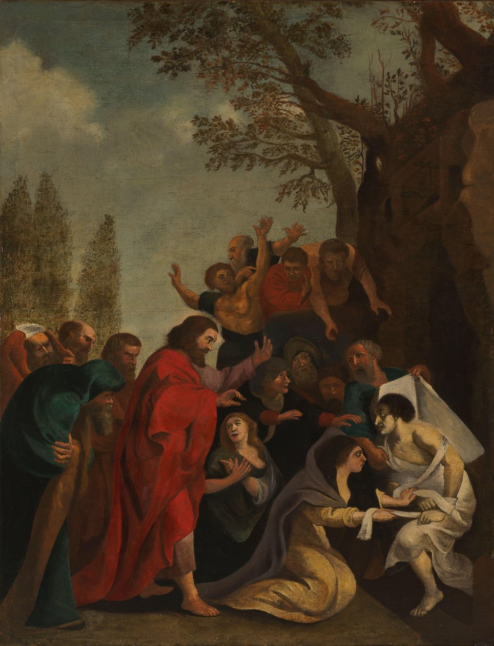 Lasaruksen herättäminen tekijältä Peter Paul Rubens (after)