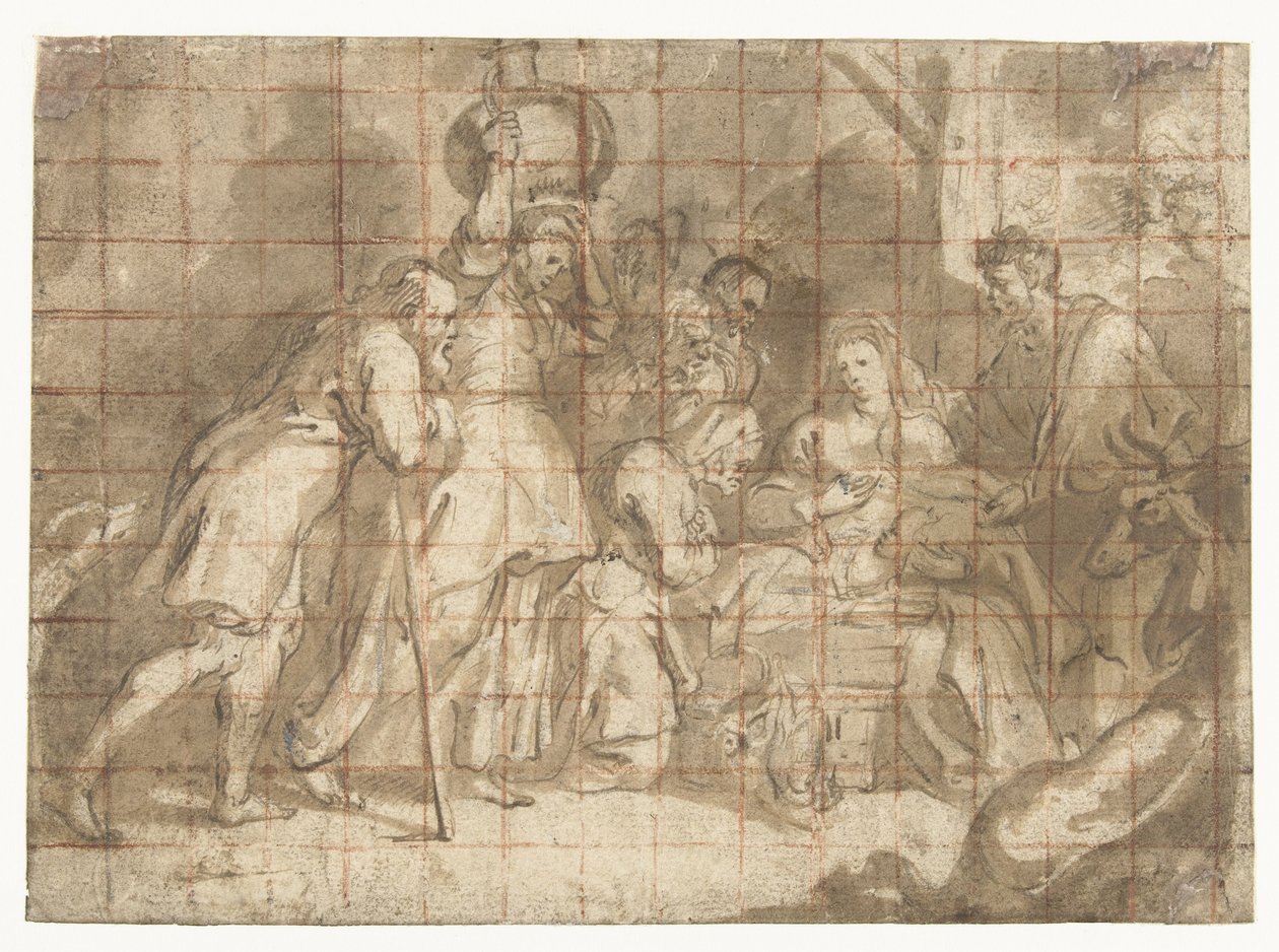Paimenten palvonta tekijältä Peter Paul Rubens (school of)
