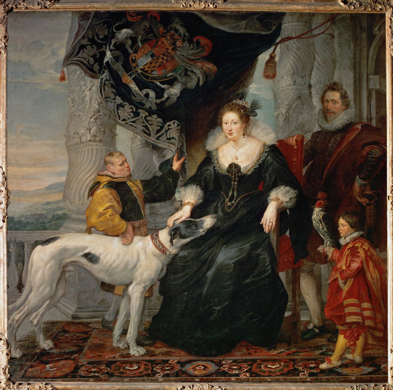 Alathea Talbot, Shrewsburyn kreivitär (maalaus kankaalle) tekijältä Peter Paul Rubens