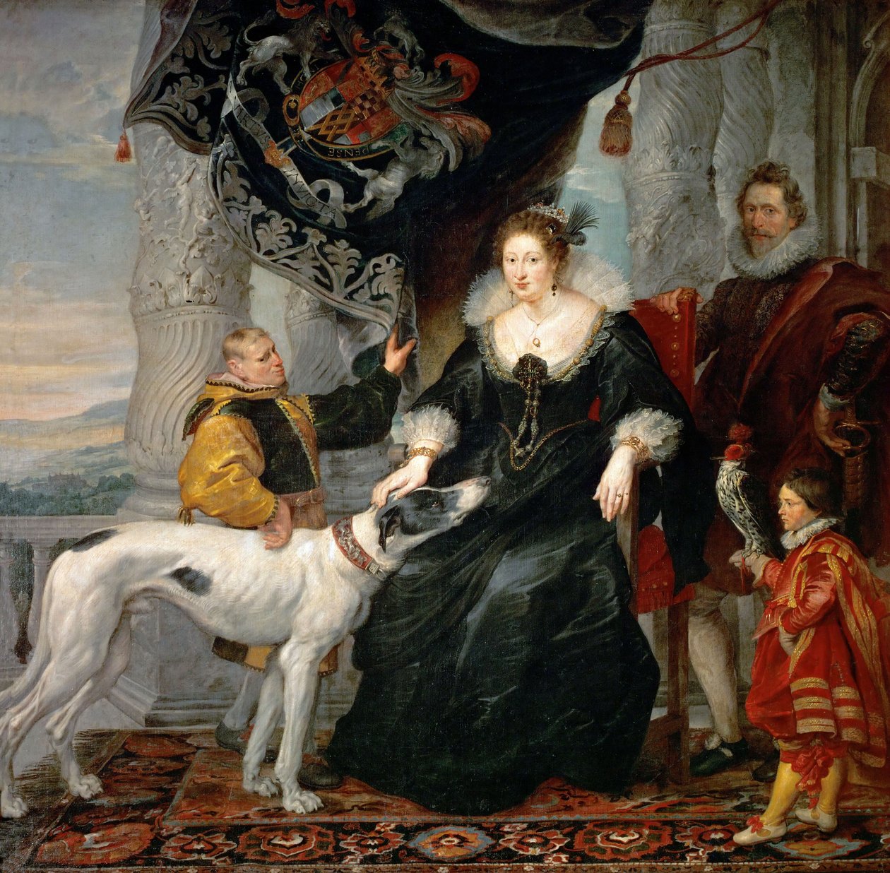 Alethea Howard, 13. paronitar Furnivall, Arundelin kreivitär 1585-1654, os. Lady Alethea Talbot, 1 tekijältä Peter Paul Rubens