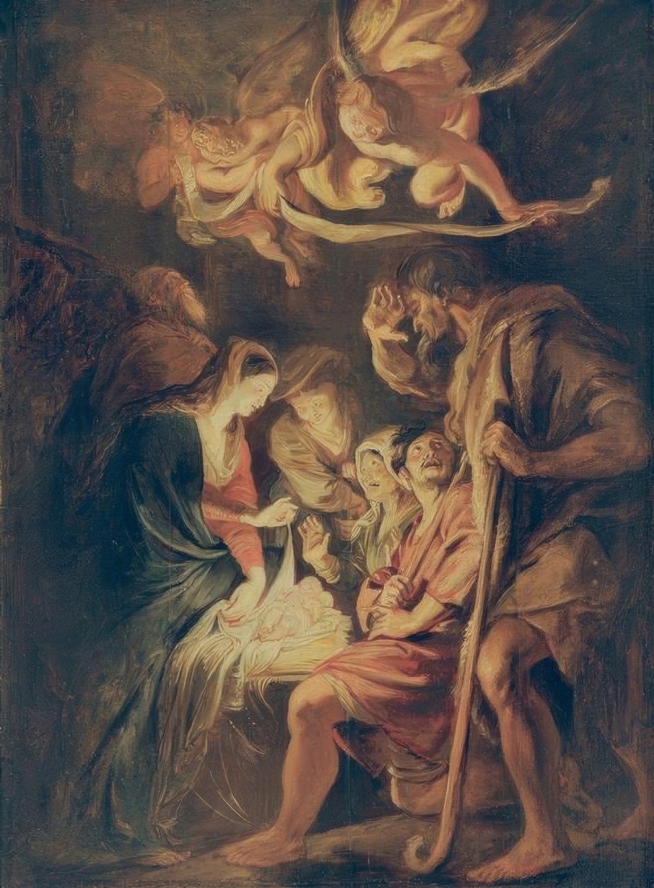 Anbetung der Hirten tekijältä Peter Paul Rubens