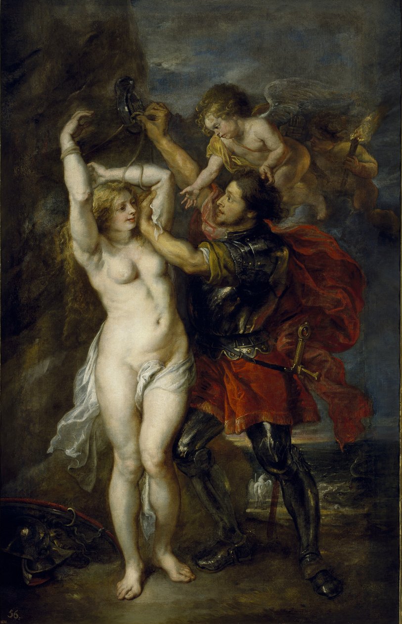 Perseuksen vapauttama Andromeda, 1641-1642 tekijältä Peter Paul Rubens