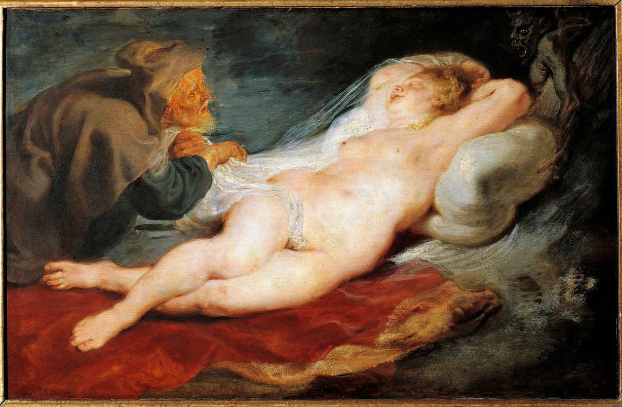 Angelica ja erakko. Orlando Furiosolta (maalaus tekijältä Peter Paul Rubens