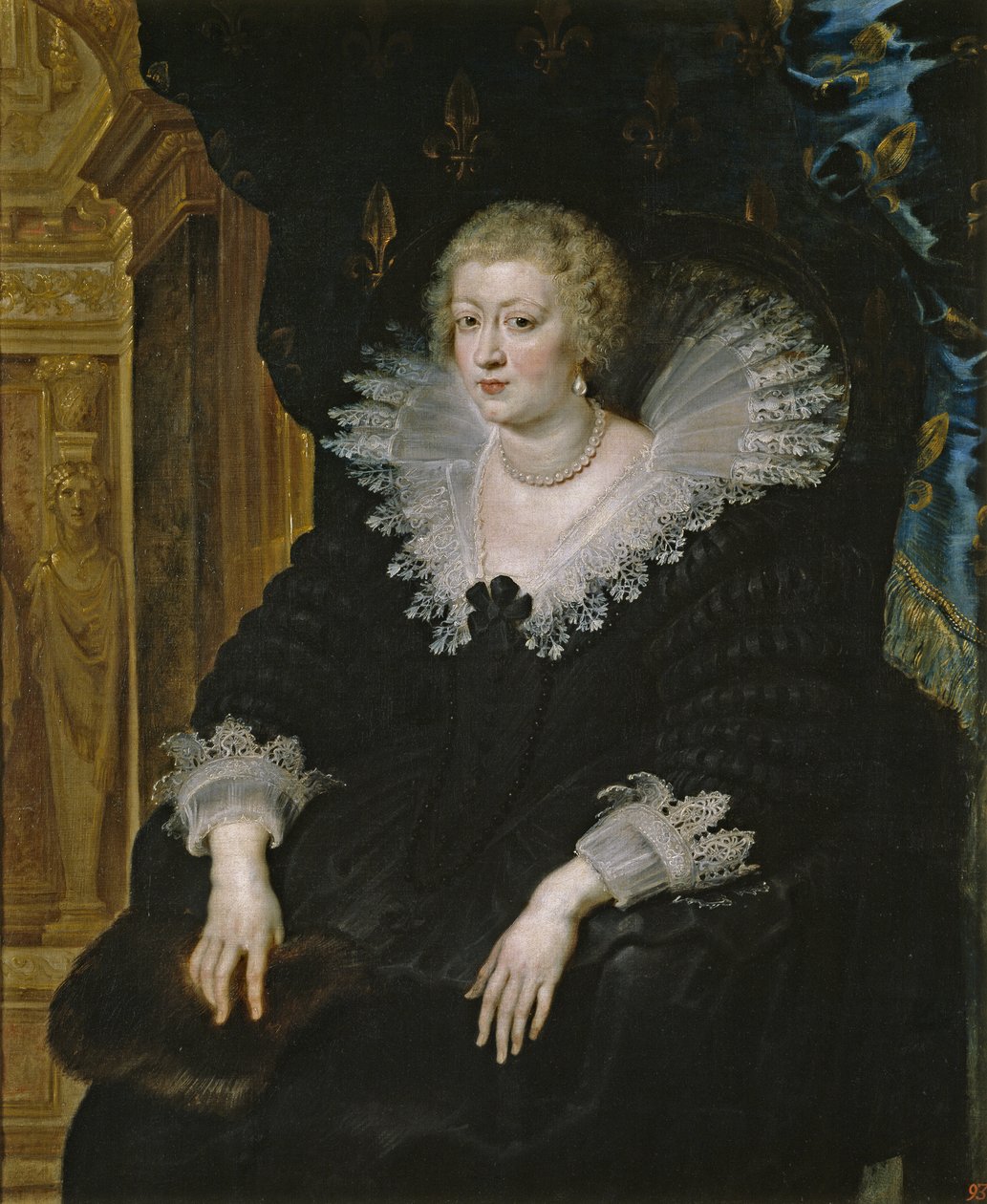 Anna Itävalta 1601-1666, n. 1622 tekijältä Peter Paul Rubens