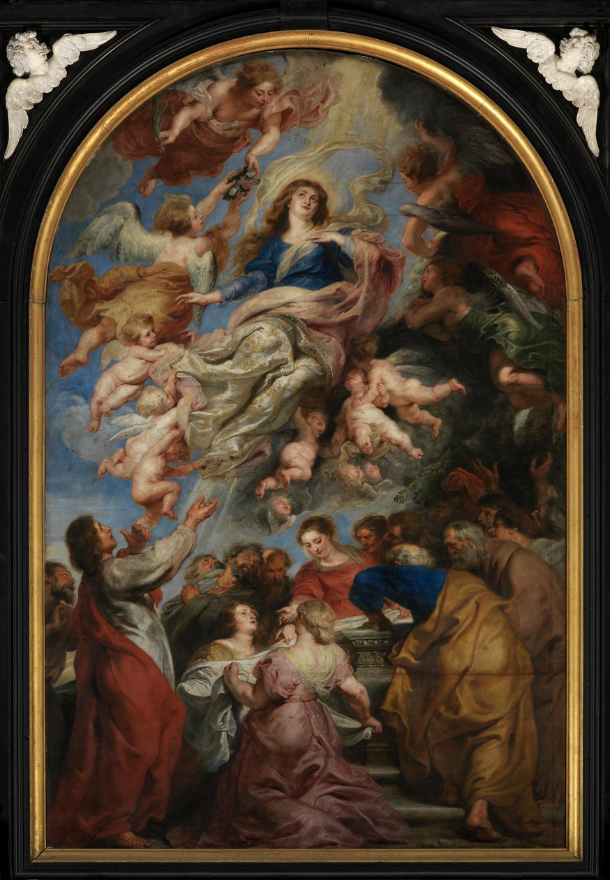Neitsyt taivaaseenastuminen tekijältä Peter Paul Rubens