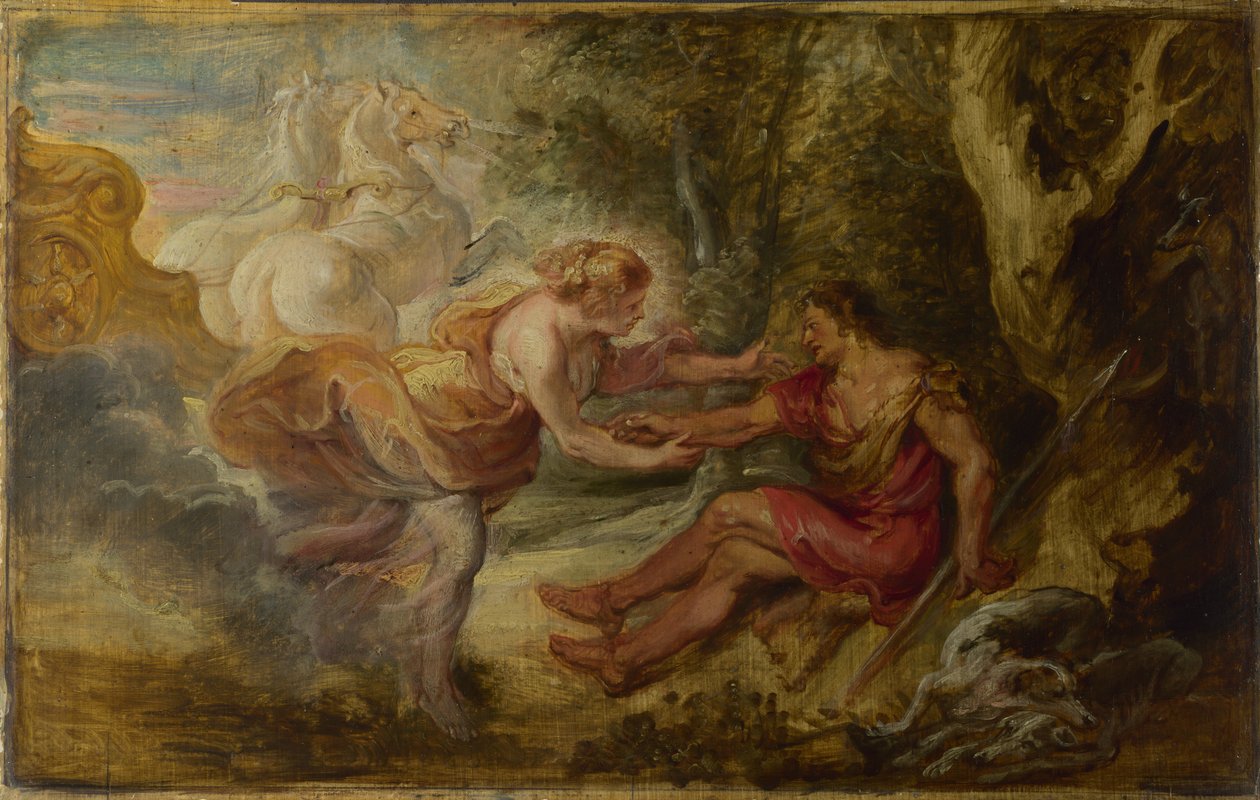 Aurora sieppasi Cephaluksen, noin 1636 tekijältä Peter Paul Rubens
