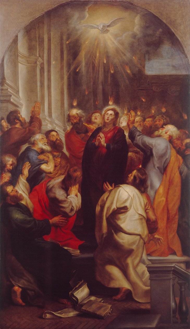 Pyhän Hengen vuodatus tekijältä Peter Paul Rubens