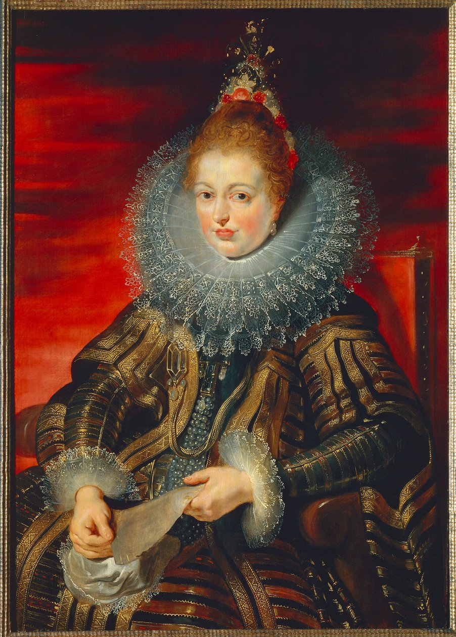 Itävalta, Wien, Infanta Isabella Clara Eugenia of Habsburg (1566 - 1633) muotokuva tekijältä Peter Paul Rubens