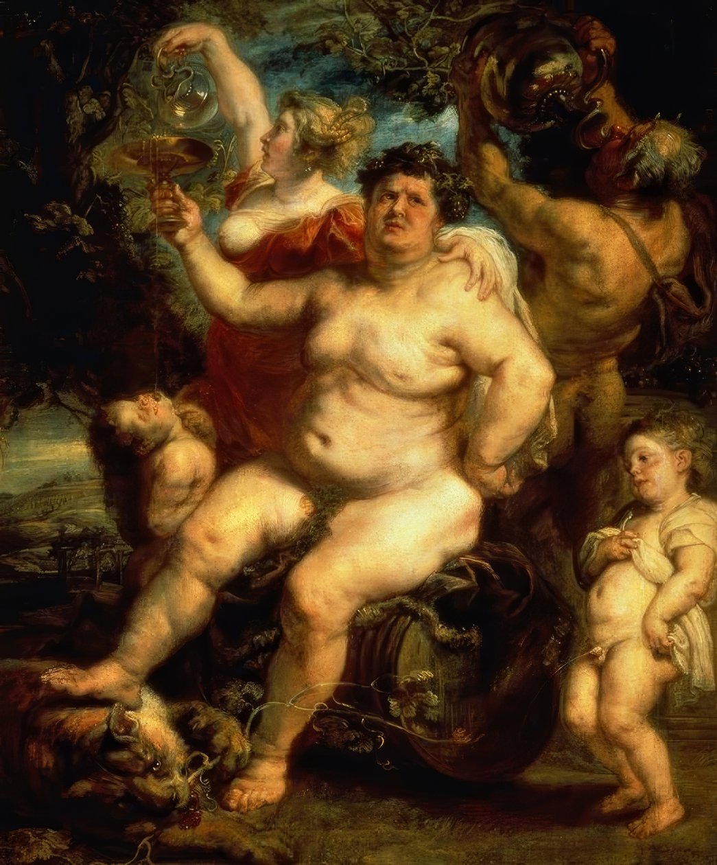 Bacchus tekijältä Peter Paul Rubens